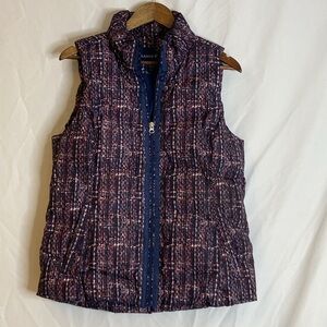 Land's End Women's Size M (10-12) Full Zip Puff Vest